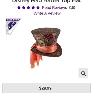 Mad Hatter hat for Halloween